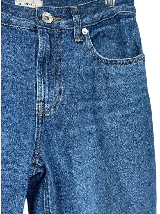 👖 Everlane Way High Straight Barrel Jeans 26R Organic Cotton👖 - Picture 8 of 13